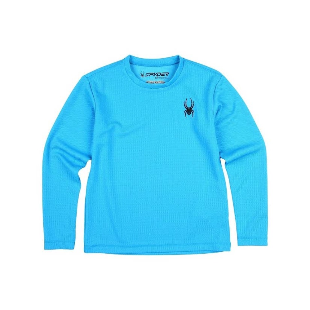 Spyder Kids Boys' Pump Dry W.E.B™ Crew Thermal Shirt Size XL (18 Big Boy…